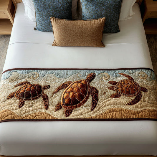 Tiny Trekker Quilted Bed Runner NCU0PT8254