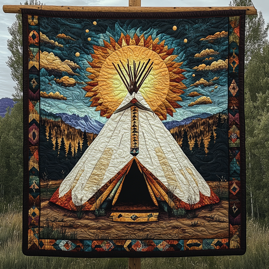 Tipi Love Quilted Blanket NCU0VL1600