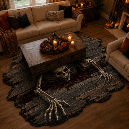 Tomb of Eternal Darkness Custom Shape Area Rug NCU0PT11946
