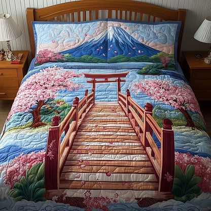 Torii Horizon 3-Piece Quilted Bedding Set NCU0PT6701