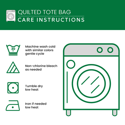Rolling Cabin Life Quilted Tote Bag NCU0NT9393