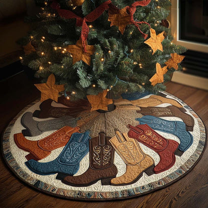 Tough Hide Christmas Quilted Tree Skirt NCU0NT11215