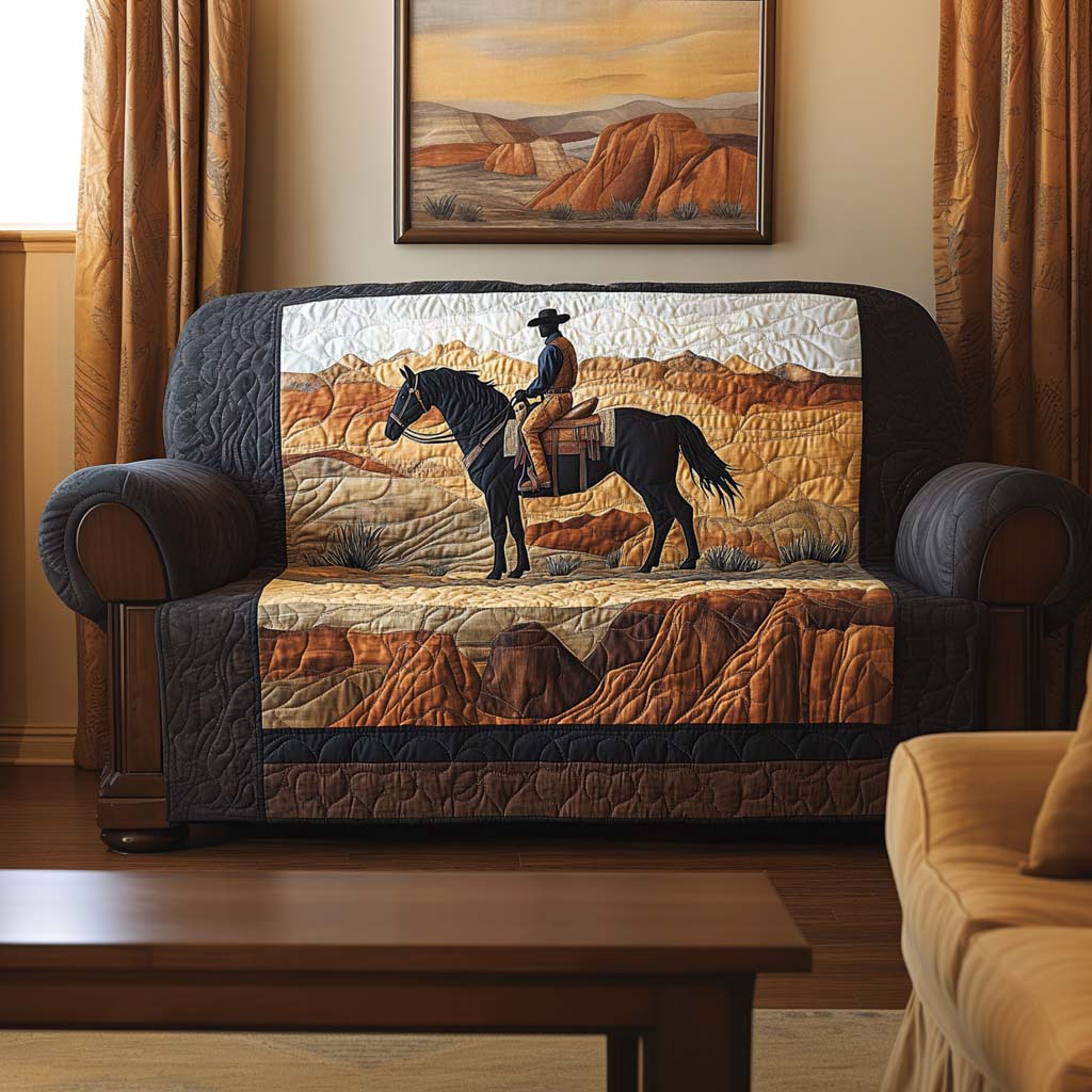 Cowboy Quilted Sofa Cover NCU0VT318