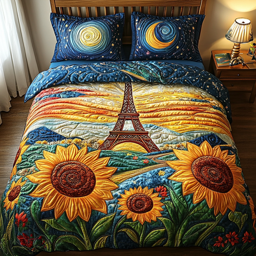Tower Bliss 3-Piece Quilted Bedding Set NCU0DV5073