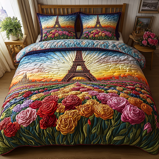 Tower Sparkle 3-Piece Quilted Bedding Set NCU0DV5077