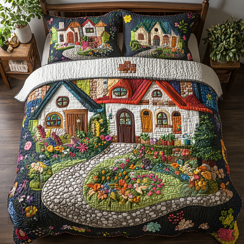 Town Breeze 3-Piece Quilted Bedding Set NCU0DK7934