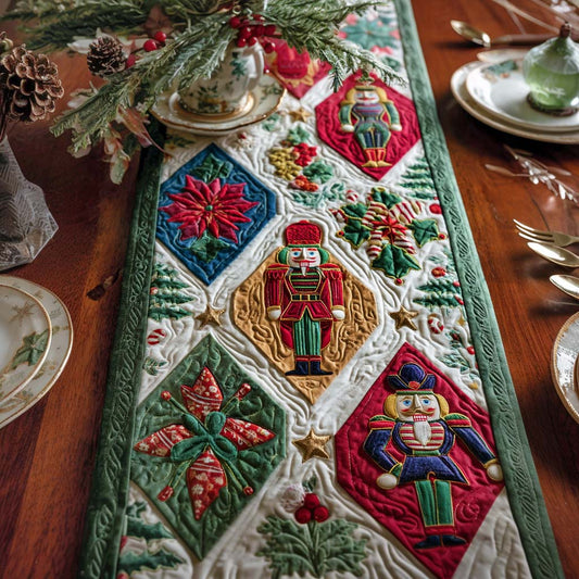 Toy Soldier Parade Quilted Table Runner NCU0PT9549