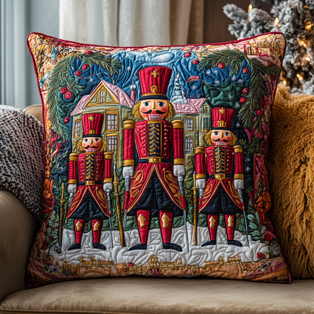 Toy Soldiers Parade Quilted Pillow Case NCU0TL1627