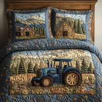 Tractor Adventure Quilted Bedding Set NCU0DV4633