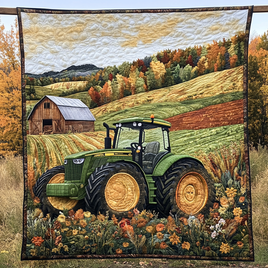 Tractor Dreams Quilted Blanket NCU0DV4411