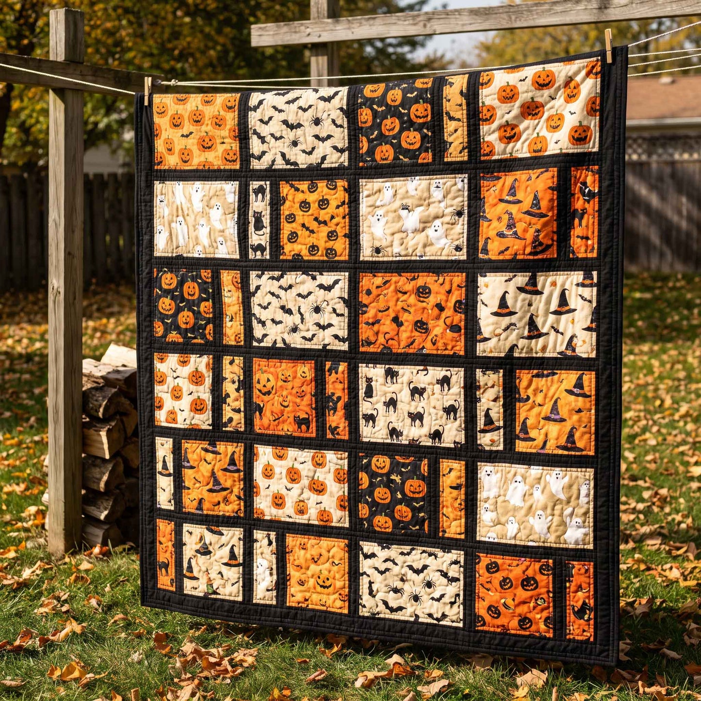 Traditional Patch Quilted Blanket NCU0TD3006