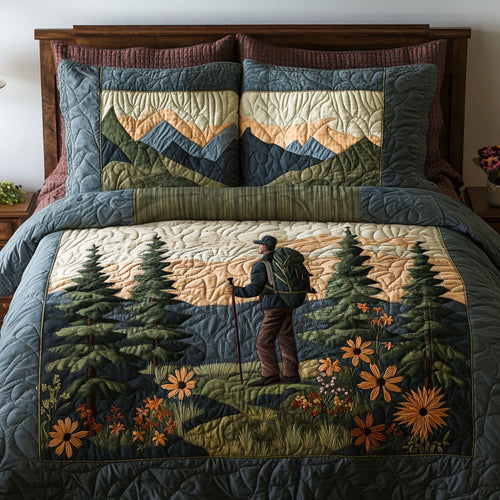 Trailblazer Trek 3-Piece Quilted Bedding Set NCU0PT6996