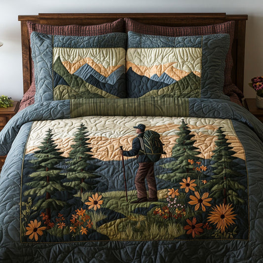 Trailblazer Trek 3-Piece Quilted Bedding Set NCU0PT6996