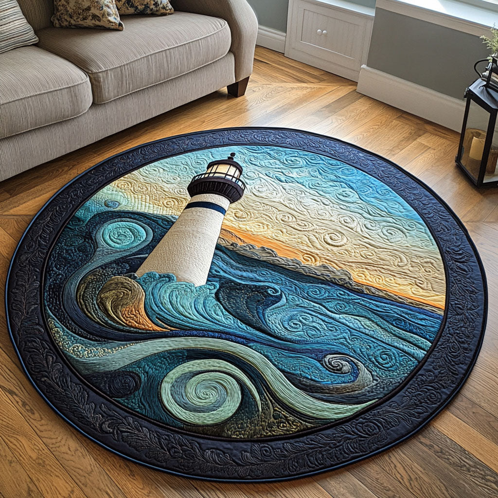 Tranquil Breeze Quilted Round Mat NCU0NT5475