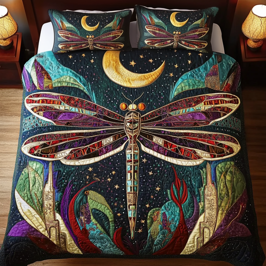 Tranquil Flight 3-Piece Quilted Bedding Set NCU0VH1183