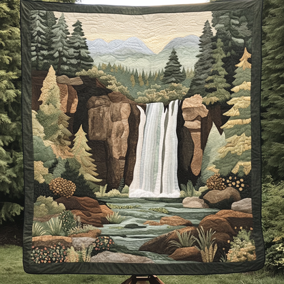 Tranquil Flow Quilted Blanket NCU0DK5610