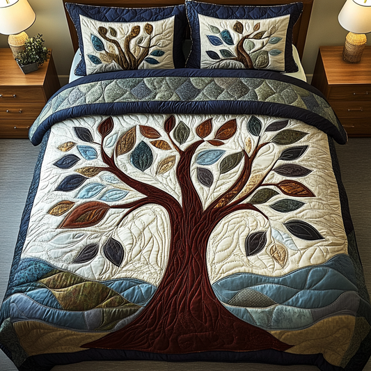 Tranquil Grove 3-Piece Quilted Bedding Set NCU0DK9050