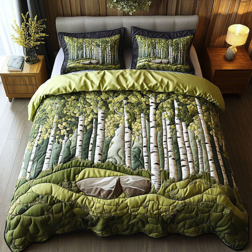 Tranquil Grove 3-Piece Quilted Bedding Set NCU0NT6442