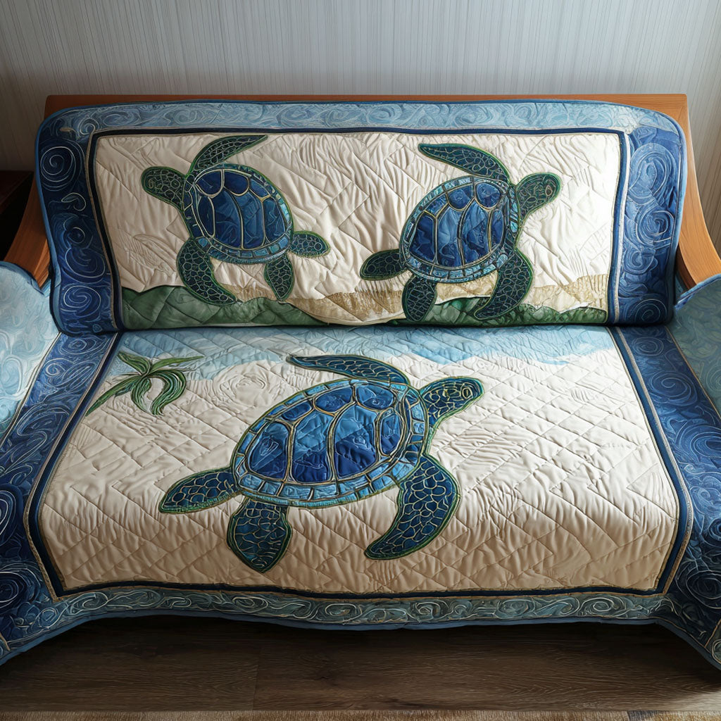 Tranquil Journey Quilted Sofa Cover NCU0PT9699