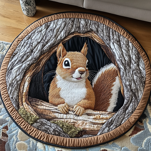 Tranquil Moment Quilted Round Mat NCU0VL2062