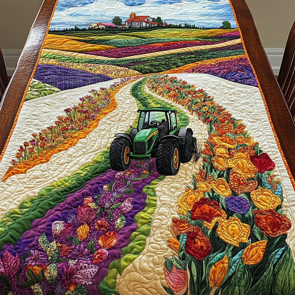 Tranquil Plains Quilted Table Runner NCU0DK7136