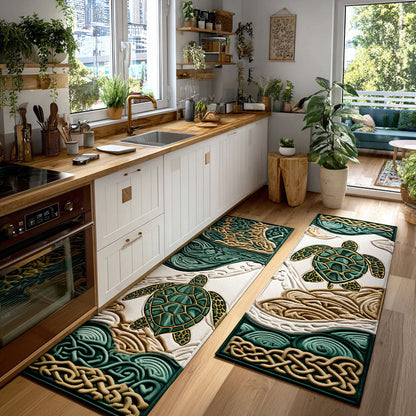 Tranquil Reef Kitchen Area Rug NCU0PT10022