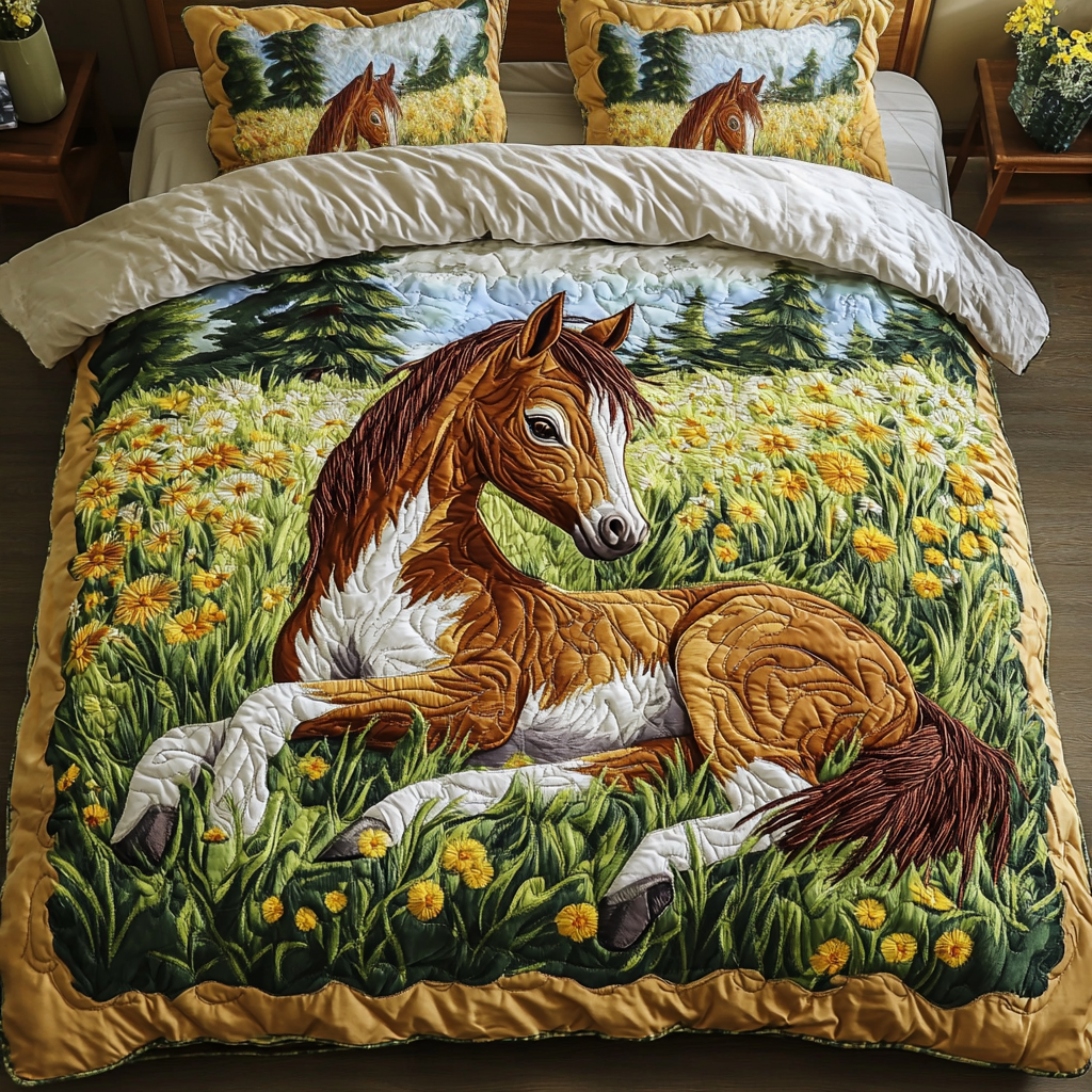 Tranquil Trail 3-Piece Quilted Bedding Set NCU0VH3805