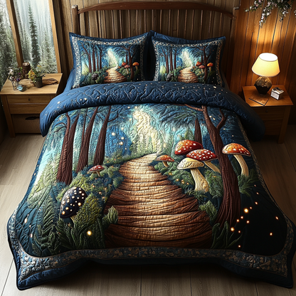 Tranquil Trail 3-Piece Quilted Bedding Set NCU0VL2421