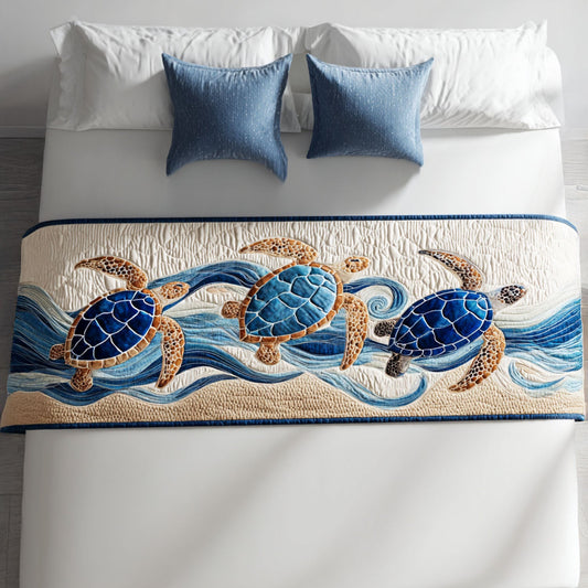 Tranquil Trek Quilted Bed Runner NCU0PT8255