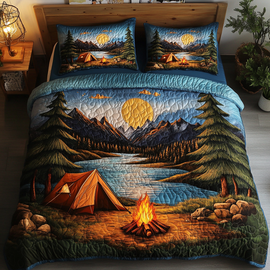 Tranquil Views 3-Piece Quilted Bedding Set NCU0VL2098