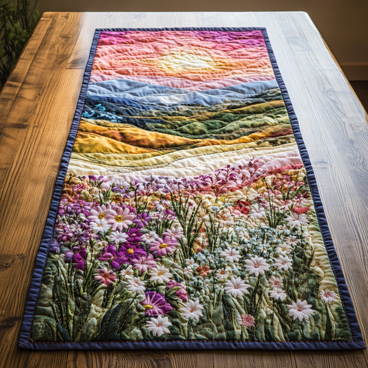 Tranquil Vista Quilted Table Runner NCU0DK6857