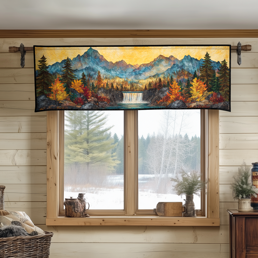 Tranquil Waters Quilted Valance NCU0DK5413