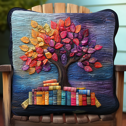 Tree Of Knowledge Quilted Pillow Case NCU0DV1200