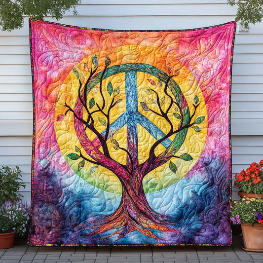 Tree of Harmony Quilted Blanket NCU0NT7760