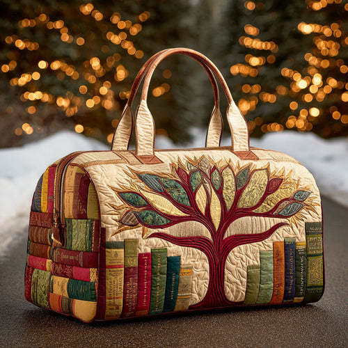Tree of Knowledge Quilted Duffle Bag NCU0TD869