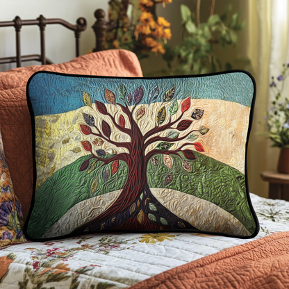 Tree of Life Quilted Bedding Pillow Case NCU0DK3521