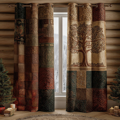 Tree of Life Quilted Curtains NCU0DV8658
