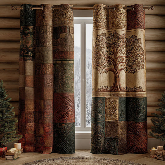 Tree of Life Quilted Curtains NCU0DV8658