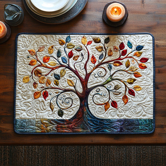 Tree of Light Quilted Placemat NCU0DV6631