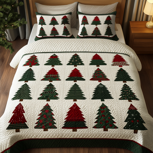 Treetop Magic 3-Piece Quilted Bedding Set NCU0VH475