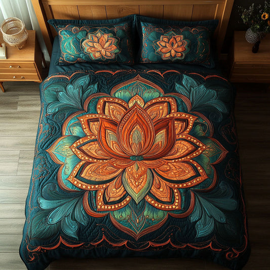 Tribal Aura 3-Piece Quilted Bedding Set NCU0PT7146