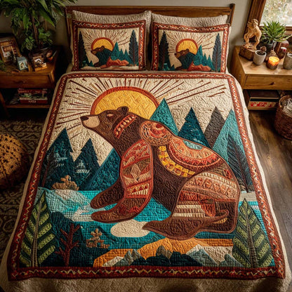 Tribal Claw 3-Piece Quilted Bedding Set NCU0TD199