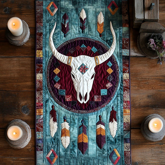 Tribal Dream Quilted Table Runner NCU0PT7071