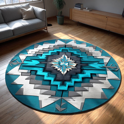 Tribal Harmony Round Carpet NCU0TD2440