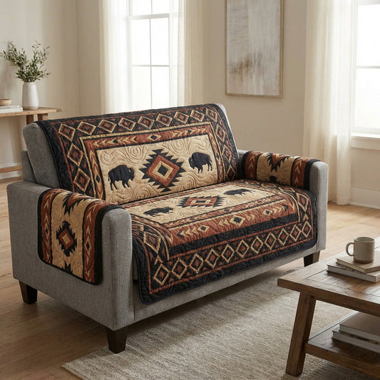Tribal Horizon Quilted Sofa Cover NCU0TV1608