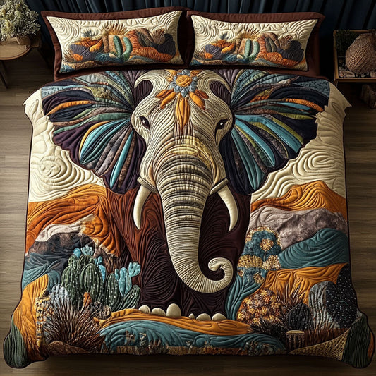 Tribal Journey 3-Piece Quilted Bedding Set NCU0PT7277