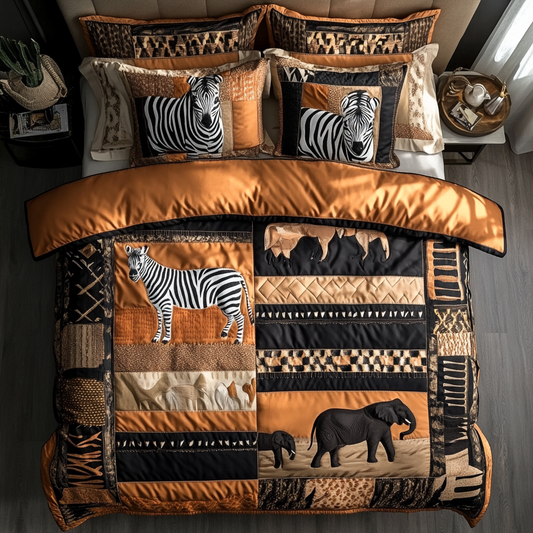 Tribal Pulse 3-Piece Quilted Bedding Set NCU0DK7758