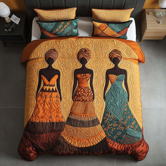 Tribal Radiance 3-Piece Quilted Bedding Set NCU0NT7678