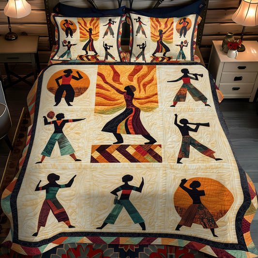 Tribal Spirit 3-Piece Quilted Bedding Set NCU0PT7329