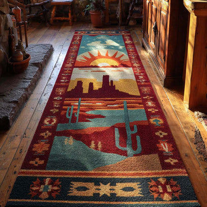 Tribal Totem Runner Carpet NCU0XD1803